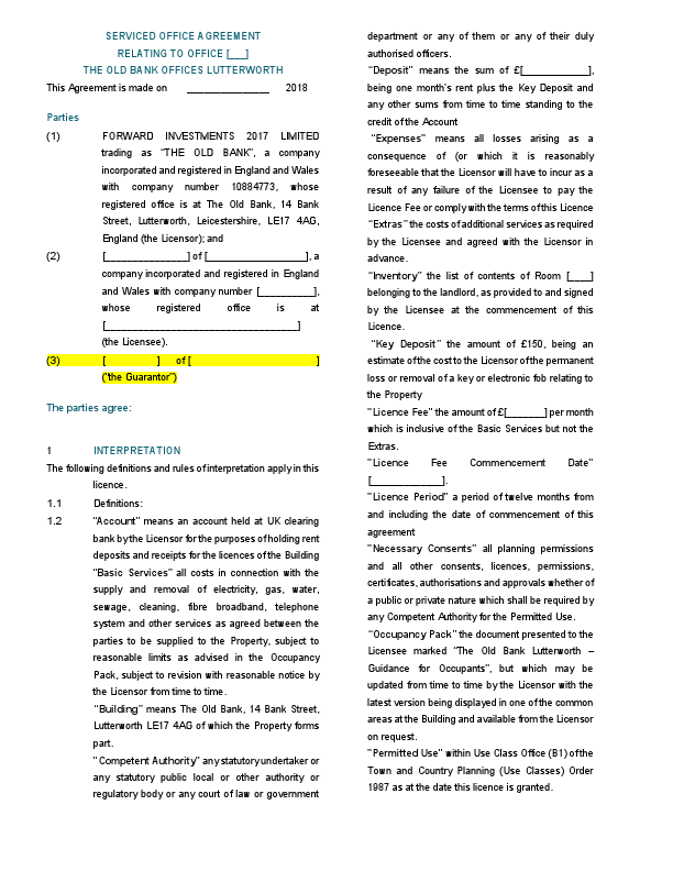 Licence for The Old Bank SAMPLE.pdf