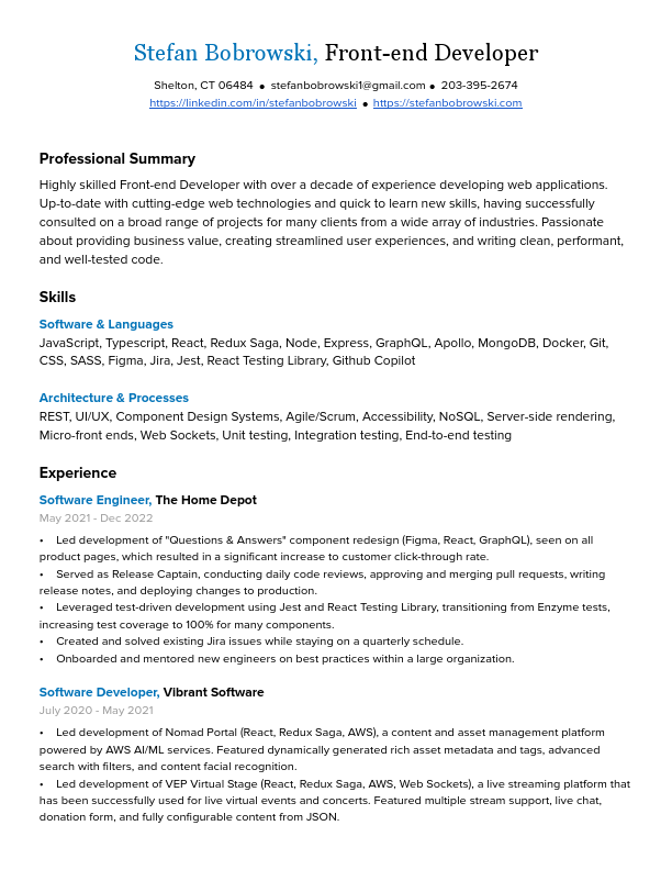 Stefan Bobrowski, Front End Web Developer.pdf
