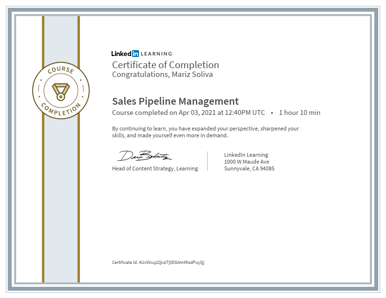 CertificateOfCompletion_Sales Pipeline Management.pdf