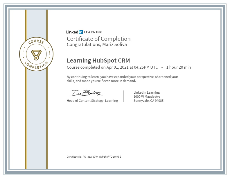 CertificateOfCompletion_Learning HubSpot CRM.pdf