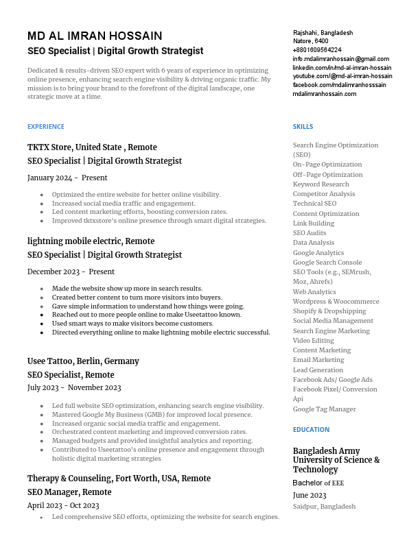 SEO Specialist - Resume (Imran).pdf