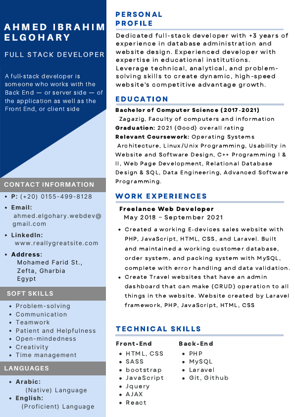 ( Ahmed Ibrahim Elgohary ) CV (1).pdf