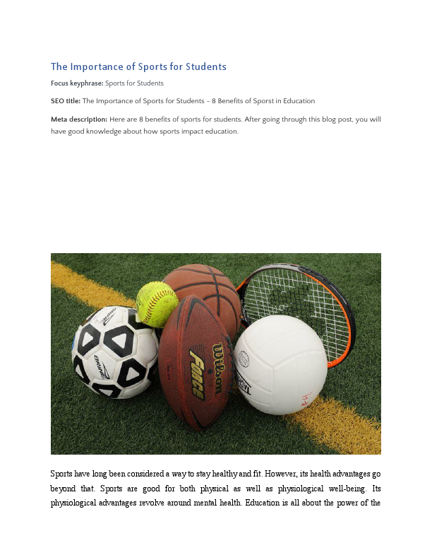 Article 12- The Importance of Sport for Students.pdf