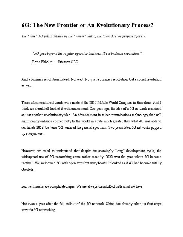 6G The New Frontier of An Evolutionary Process.pdf