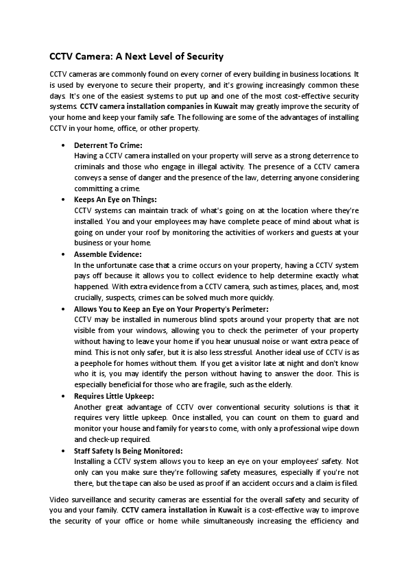Sample 6- Benefits of CCTV Camera Installation.pdf
