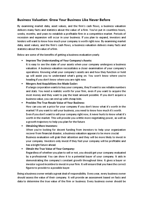 Sample 3- 5 Benefits Of Getting a Business Valuation.pdf