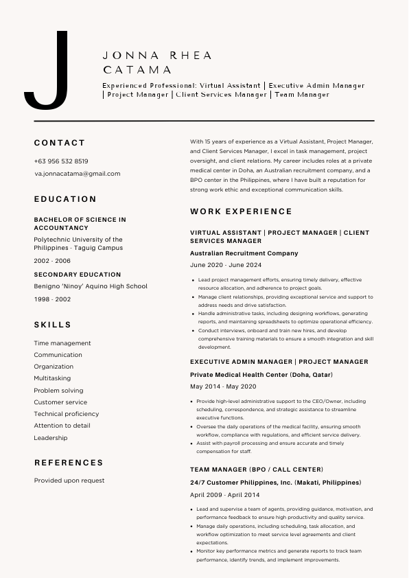 CV of Ms. Jonna Rhea Catama (August 2024).pdf