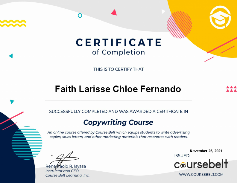 Certificate - Copywriting Course.pdf