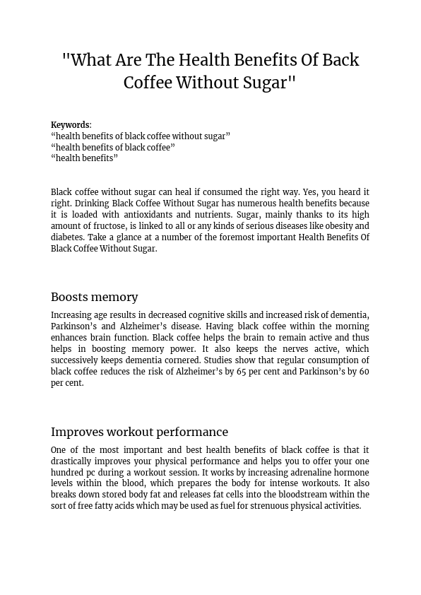 What Are The Health Benefits Of Back Coffee Without Sugar.pdf