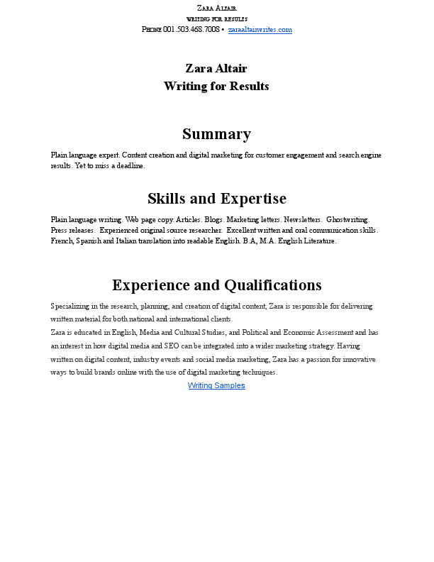 The Writing for Results Resume.pdf