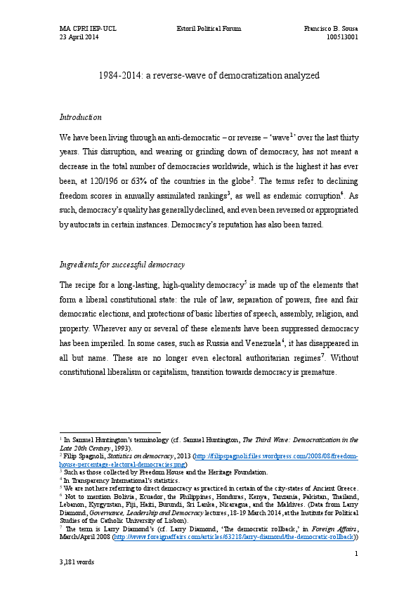 1984-2014 reverse wave of democratization analysed.pdf