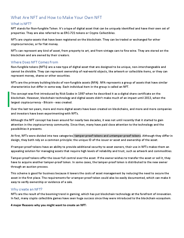 What Are NFT and How to Make Your Own NFT-1.pdf