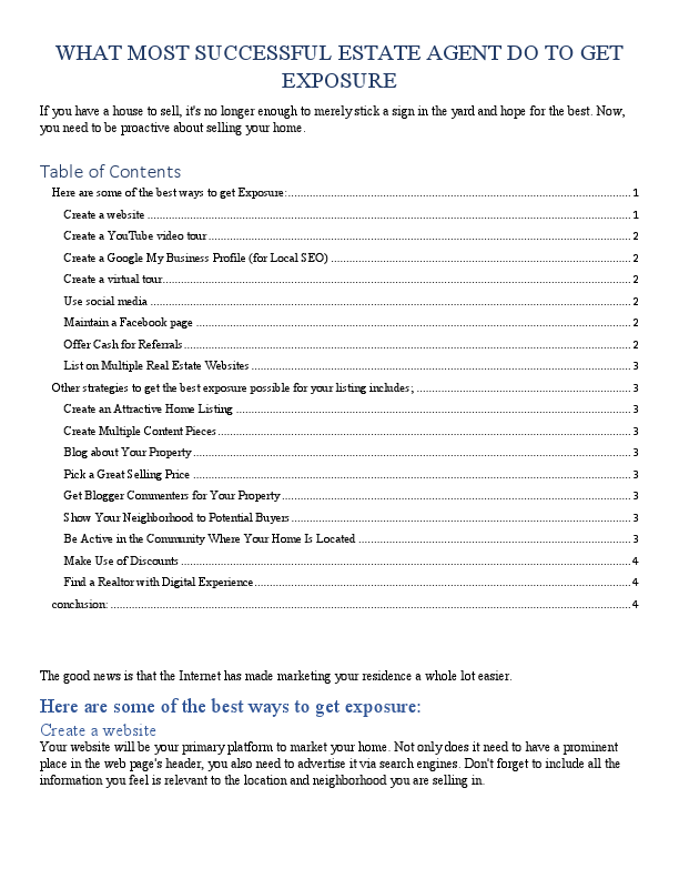 WHAT MOST SUCCESSFUL ESTATE AGENT DO TO GET EXPOSURE.pdf