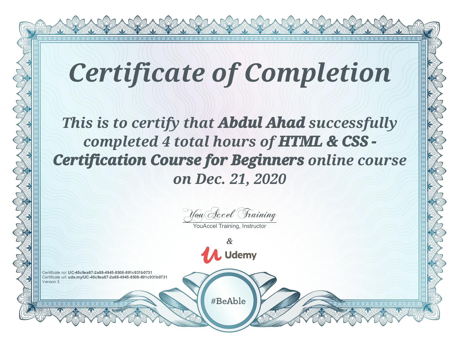 udemy HTML CSS CERTIFICATE.pdf