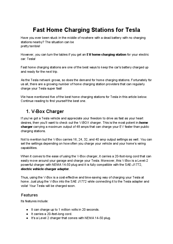 Fast Home Charging Stations for Tesla.pdf