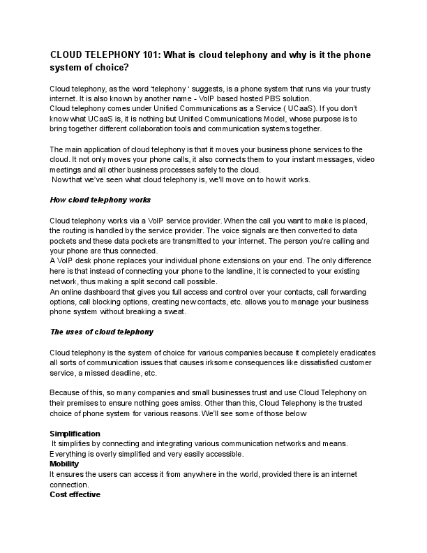 SAMPLE cloud telephony.pdf