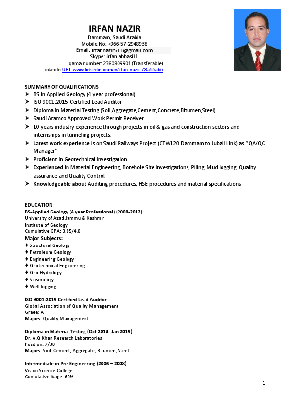 IRFAN NAZIR (QA QC Manager).pdf