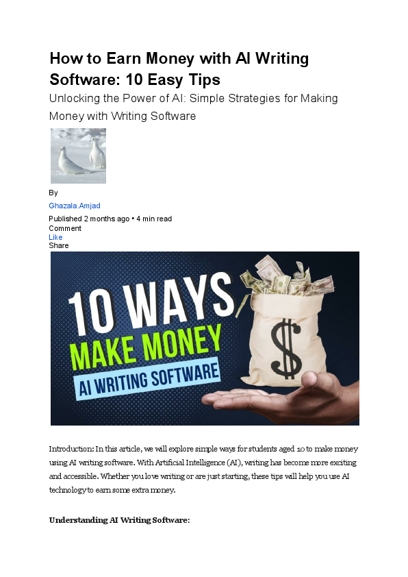How to Earn Money with AI Writing Software_ 10 Easy Tips.pdf