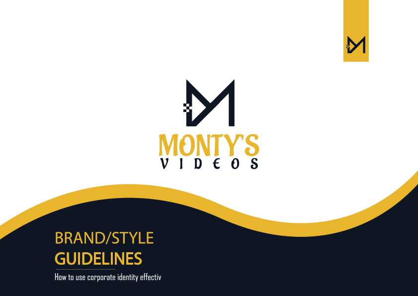 I will design brand style guide, brand guideline book, complete brand identity and logo.pdf