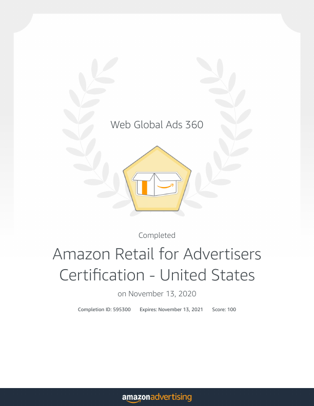 Amazon retail for advertisers Certification _ Learning console.pdf