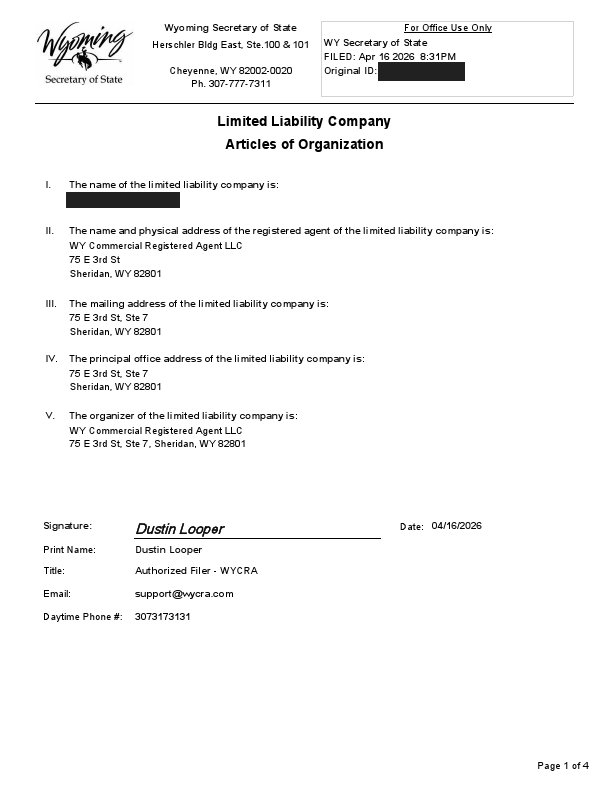 Articles of Organization 2 wyomingf llc.pdf