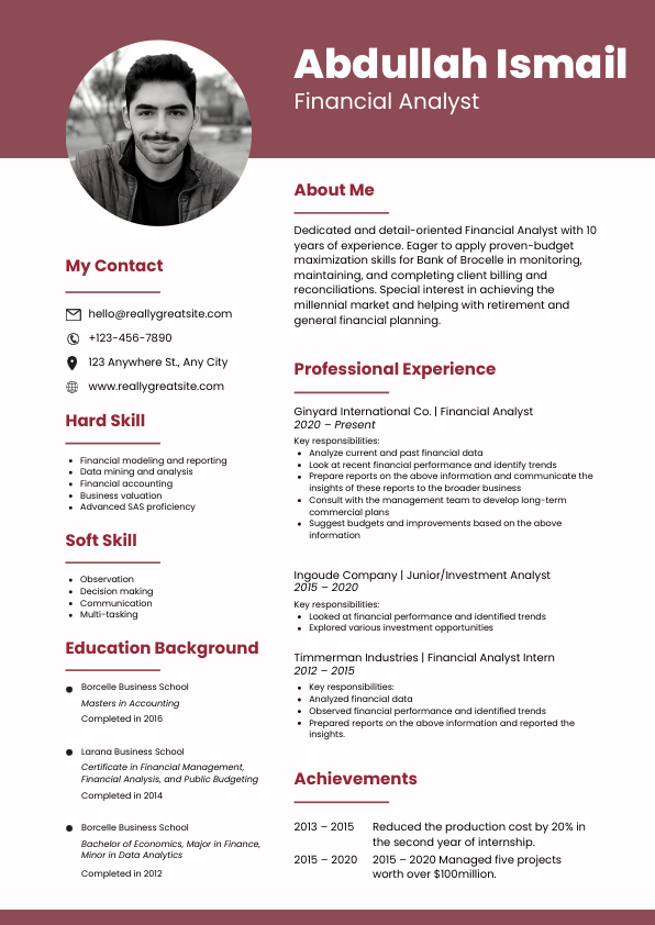 CV Sample 2.pdf