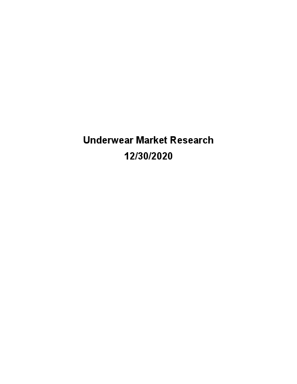 U.S. Women Underwear market.pdf