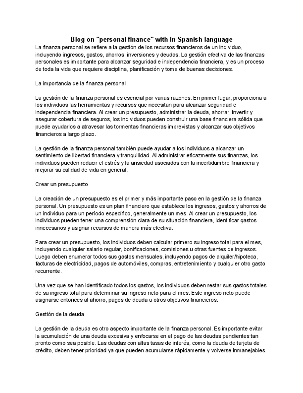 Sample of Spanish language Blog & Translation .pdf