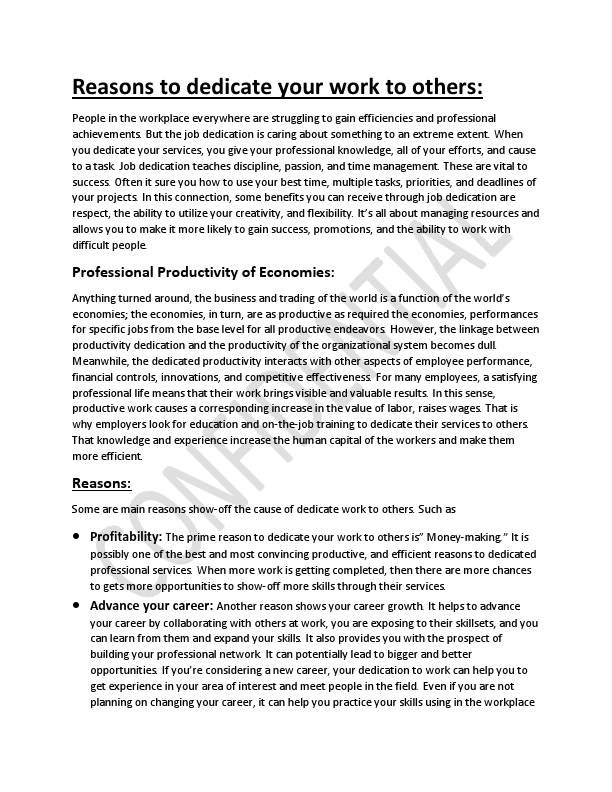 (P-doc.)  Reasons to dedicate your work to others.pdf