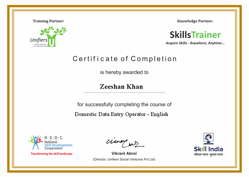 Data Entry Operator Certificate.pdf