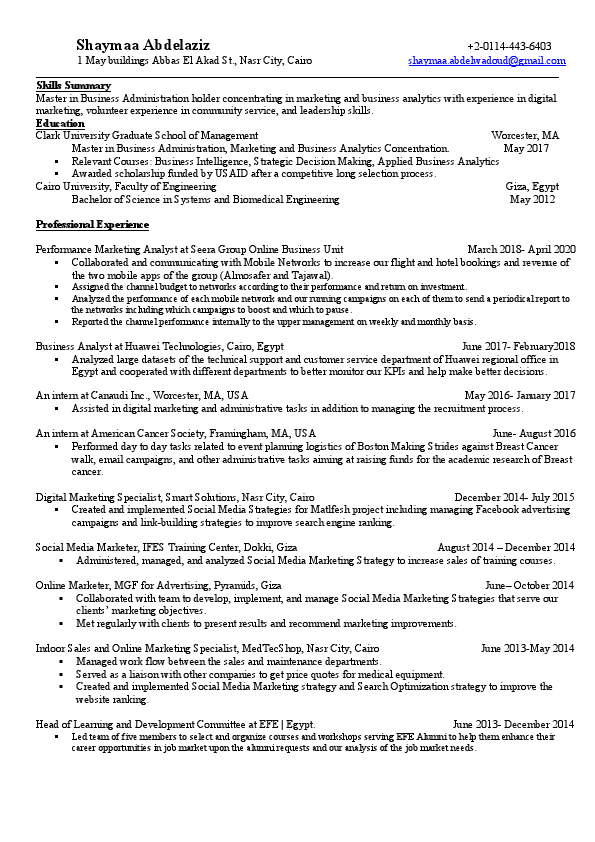 Shaymaa Abdelaziz Resume- MKT.pdf