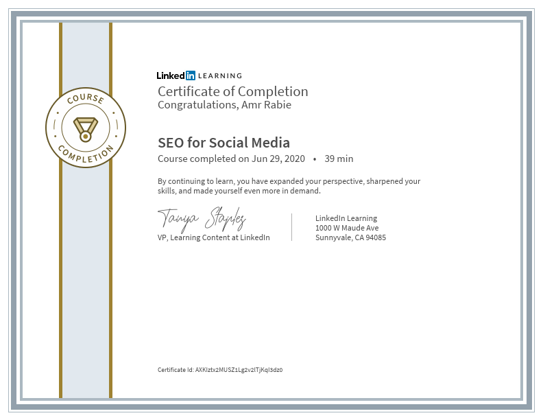 linkedIn Certificate_SEO for Social Media.pdf