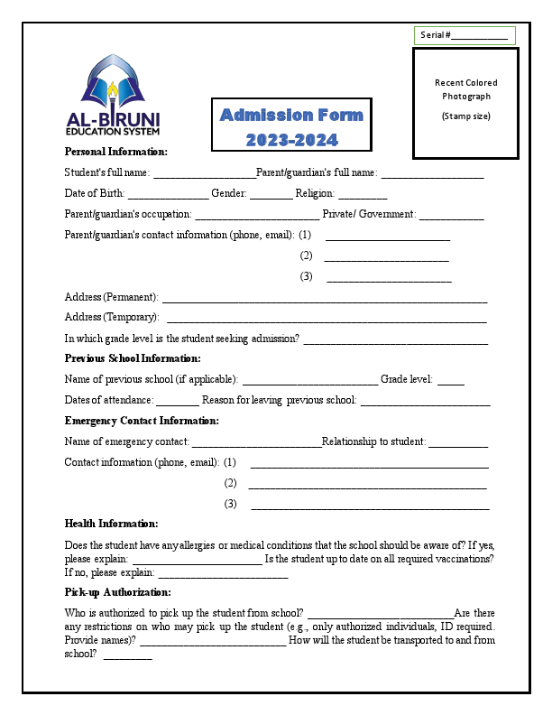 Albiruni admission form.pdf