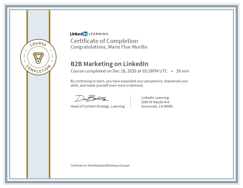 LinkedIn Learning Certificate.pdf