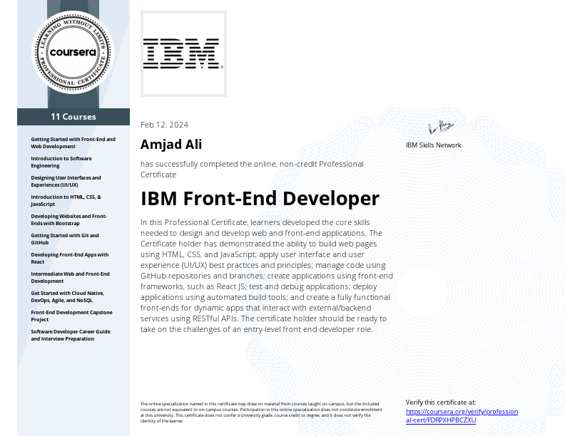 IBM Front End Developer Coursera FDRPXHPBCZXU.pdf