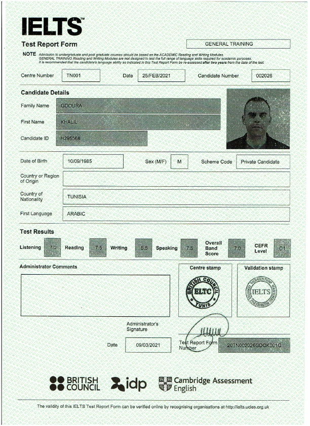 My IELTS English Proficiency  Certificate (Khalil Gdoura).pdf