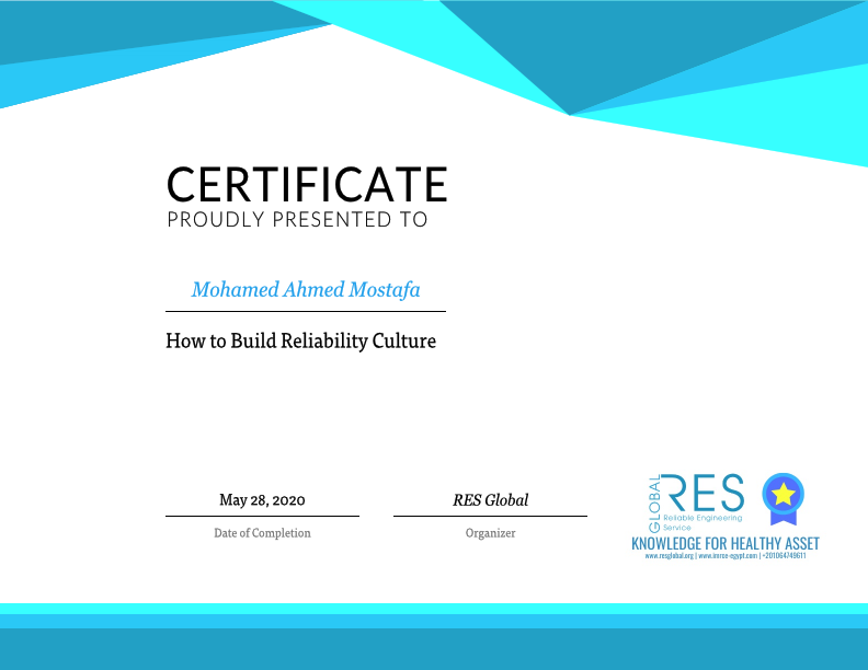 How to buil Rliability cultur certificate.pdf