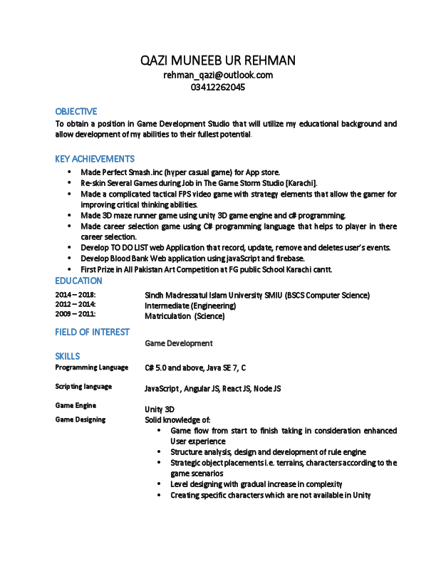 Qazi Muneeb ur Rehman CV.pdf