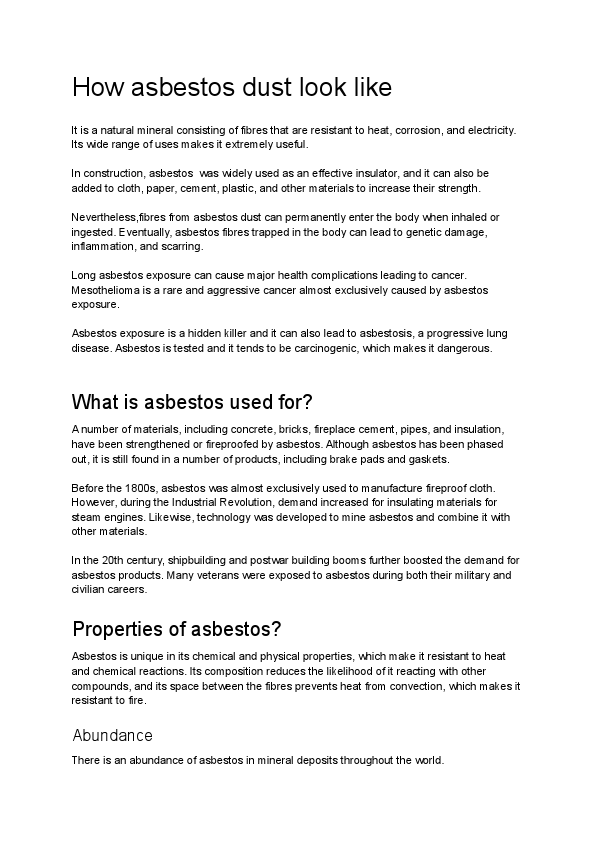 How asbestos dust look like.pdf