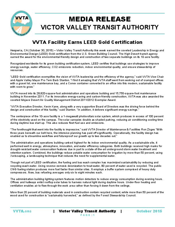 VVTA_PR_LEED-GOLD-CERTIFICATION_F_20151030.pdf