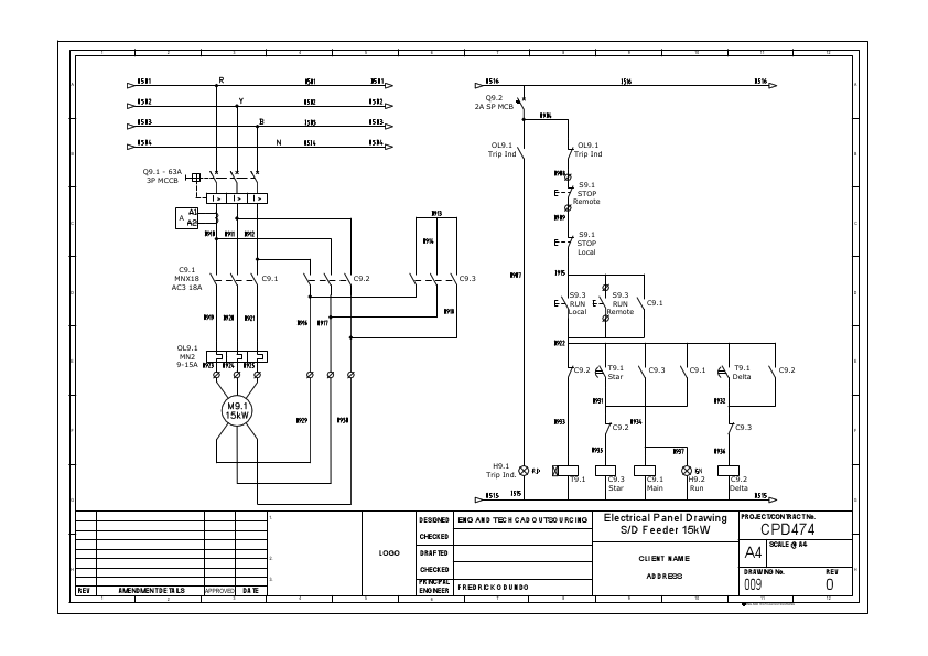 Electrical Panel Design, with Control and Power Circuits for Motors.pdf