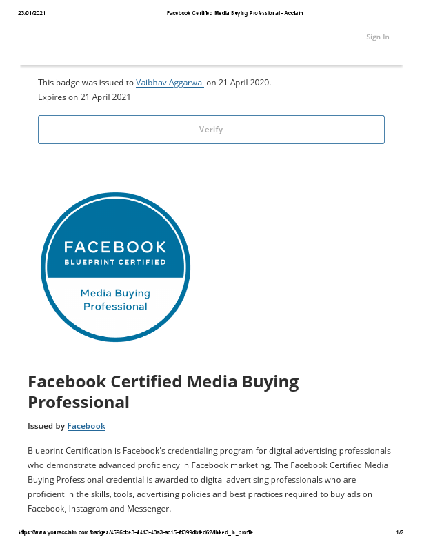 Facebook Certified Media Buying Professional - Acclaim.pdf