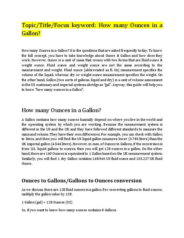 Ounces in a Gallon.pdf