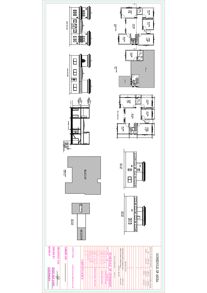 draw 2d floor plan, 3d floor plan in AutoCAD.pdf