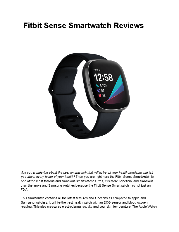 Fitbit Sense Smartwatch Reviews.pdf