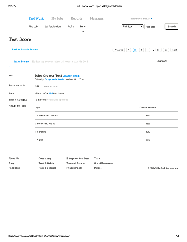 Test Score - Zoho Expert - Sabyasachi Sarkar.pdf