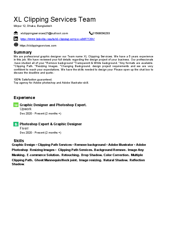 XL CLIPPING SERVICES ( CV ).pdf