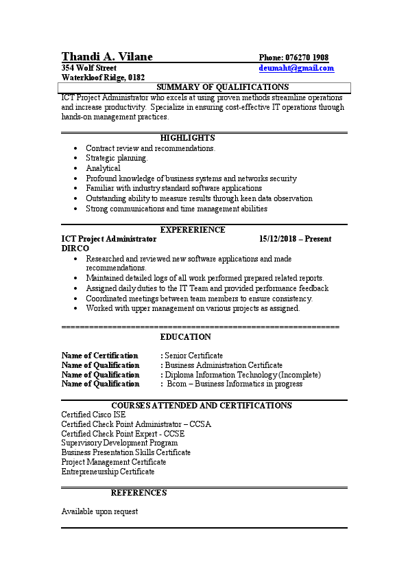 thandi cv - project admin cv.pdf