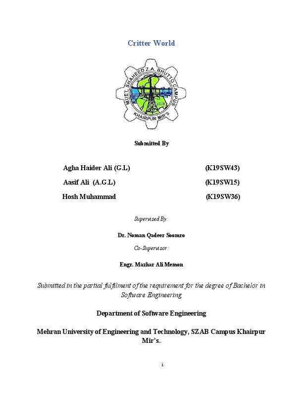 Critter world Academic Writing.pdf