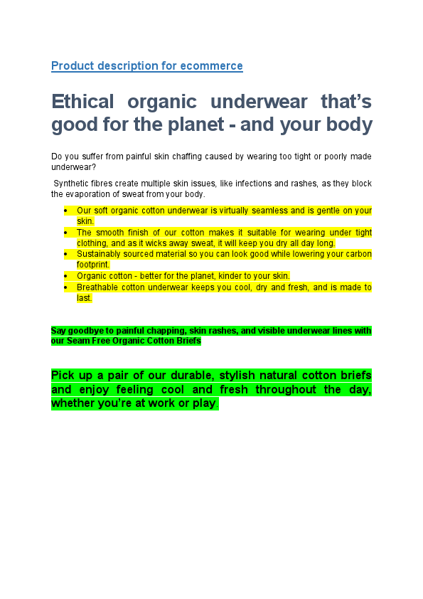 Product description for ecommerce sample.pdf